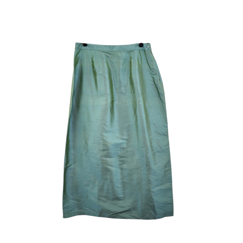 Hopeless Romantic Women's 100% Silk A-Line Midi Skirt - L